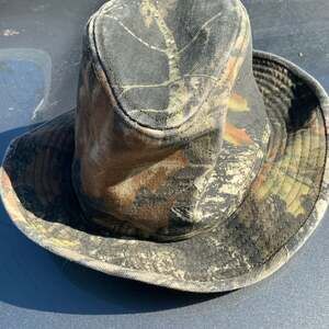 Vintage Paramount Outdoors Fedora Hat Cap Green Camo Hunting ..., $22*